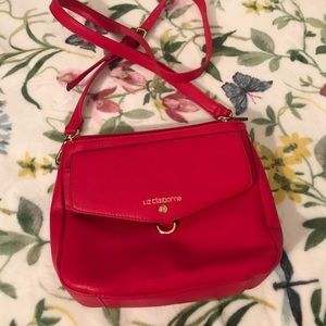 Red crossbody bag